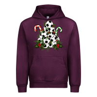 Mauve Wine Lightning Soccer Christmas Tree Urban Hoodie - RanaPortraitStore