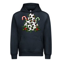 Navy Lightning Soccer Christmas Tree Urban Hoodie - RanaPortraitStore