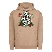 Pigment Burro Lightning Soccer Christmas Tree Urban Hoodie - RanaPortraitStore