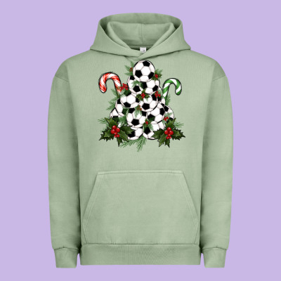 Lightning Soccer Christmas Tree Urban Hoodie Designed By Ranaportraitstore