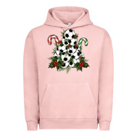 Pigment Salmon Lightning Soccer Christmas Tree Urban Hoodie - RanaPortraitStore