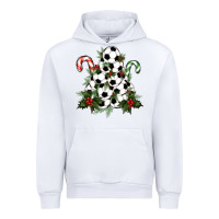 White Lightning Soccer Christmas Tree Urban Hoodie - RanaPortraitStore