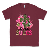 Burgundy Cancer succs Cancer Awareness Classic Tee - HowdyJamesFarm