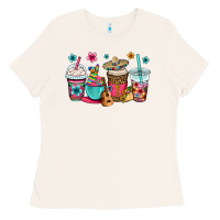 Bone mexico fiesta coffee cups Ladies Tee - OliviaCreatesArt