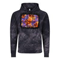 Cloud Black halloween pumpkin and leopard background Vintage Hoodie - BundleAndBundleShop