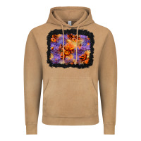 Vintage Camel halloween pumpkin and leopard background Vintage Hoodie - BundleAndBundleShop