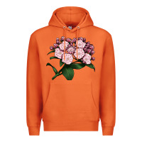 Carrot Mountain Laurel Flower Illustrations Premium Hoodie - LillyAllenDesigns