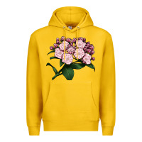 Lemon Mountain Laurel Flower Illustrations Premium Hoodie - LillyAllenDesigns