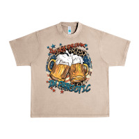 French Oak I'm not drunk i'm patriotic Urban Heavy Tee - FaDigitalArtStudio