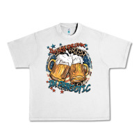 Lunar Rock I'm not drunk i'm patriotic Urban Heavy Tee - FaDigitalArtStudio