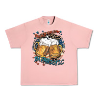 Salmon I'm not drunk i'm patriotic Urban Heavy Tee - FaDigitalArtStudio