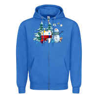 True Royal dental christmas teeth and winter with snowman Zipper Hoodie - AdoDesignShop