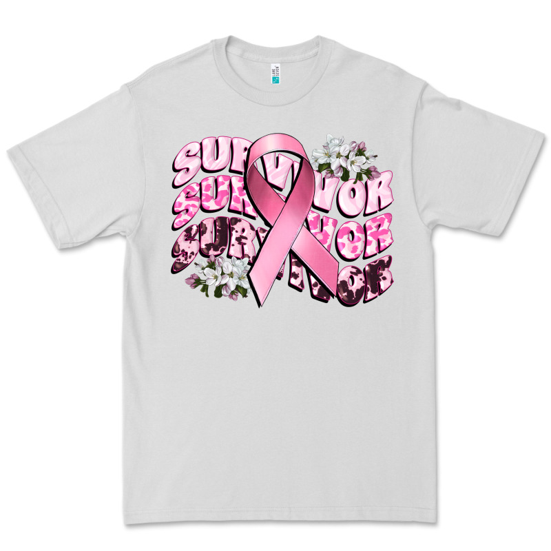 Survivor Breast Cancer Premium Tee by CowGirlArtShop | Teevron