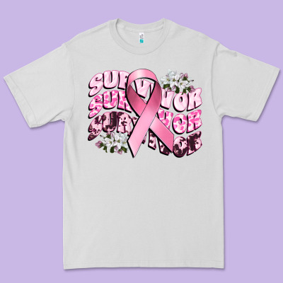 Survivor Breast Cancer Premium Tee Designed By Cowgirlartshop