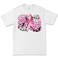 White survivor breast cancer Premium Tee - CowGirlArtShop