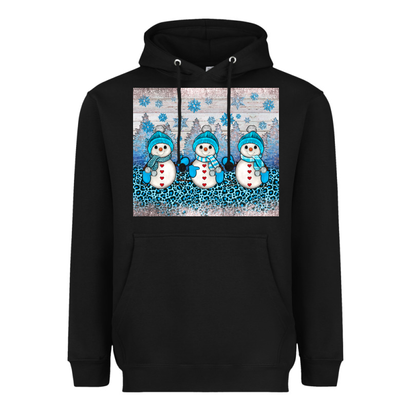 Snowman Winter Heavyweight Hoodie by JahusDesignShop | Teevron