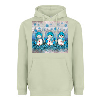 Matcha snowman winter Heavyweight Hoodie - JahusDesignShop