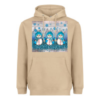 Mushroom snowman winter Heavyweight Hoodie - JahusDesignShop
