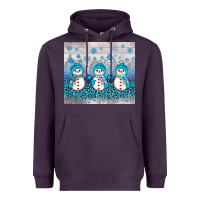 Plum snowman winter Heavyweight Hoodie - JahusDesignShop