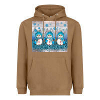 Toasted Coconut snowman winter Heavyweight Hoodie - JahusDesignShop