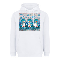 White snowman winter Heavyweight Hoodie - JahusDesignShop