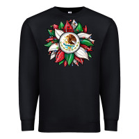 Black Christmas sunflower Mexican flag Premium Sweatshirt - JahusDesignShop