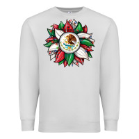 Dove Grey Christmas sunflower Mexican flag Premium Sweatshirt - JahusDesignShop