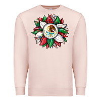 Pale Pink Christmas sunflower Mexican flag Premium Sweatshirt - JahusDesignShop