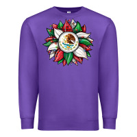 Purple Christmas sunflower Mexican flag Premium Sweatshirt - JahusDesignShop
