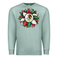 Seafoam Christmas sunflower Mexican flag Premium Sweatshirt - JahusDesignShop