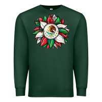Sports Green Christmas sunflower Mexican flag Premium Sweatshirt - JahusDesignShop