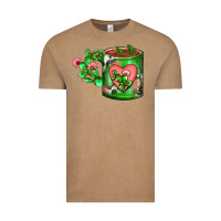 Vintage Coffee Cactus Coffee cup Vintage Tee - FaDigitalArtStudio