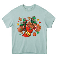 Arona Christmas black girl sneakers Heavy Core Tee - RanaPortraitStore