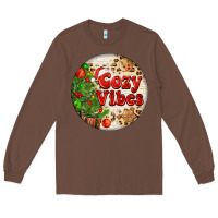 Chestnut Cozy vibes Long Sleeve Tee - FaDigitalArtStudio