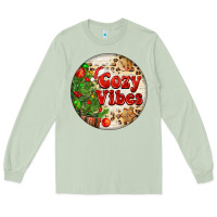 Matcha Cozy vibes Long Sleeve Tee - FaDigitalArtStudio