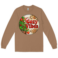 Toasted Coconut Cozy vibes Long Sleeve Tee - FaDigitalArtStudio