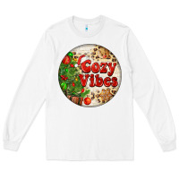 White Cozy vibes Long Sleeve Tee - FaDigitalArtStudio