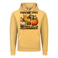 Vintage Mustard pumpkin spice junkie Vintage Hoodie - BundleAndBundleShop