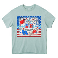 Arona American memorial day rn registered nurse Heavy Core Tee - TumblerDesignByShophia