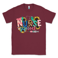 Burgundy nurse Classic Tee - CowGirlArtShop