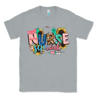 Heather Grey nurse Classic Tee - CowGirlArtShop
