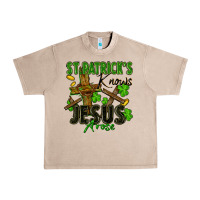French Oak St. Patrick's knows Jesus arose Urban Heavy Tee - FaDigitalArtStudio