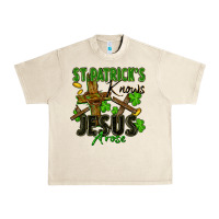Sandshell St. Patrick's knows Jesus arose Urban Heavy Tee - FaDigitalArtStudio
