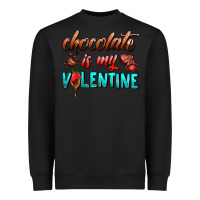 Black chocolate is my valentine Heavyweight Sweatshirt - AdoDesignShop