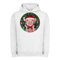 Pigment Lunar Rock Sitting Pig Christmas Urban Hoodie - RanaPortraitStore