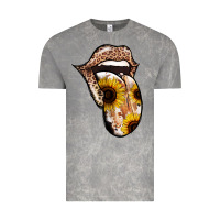 Cloud Rock Leopard Sunflower Tongue Vintage Tee - Jasminsmagicworld