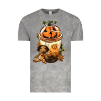 Halloween Jack O Lantern Bobba Cup Vintage Tee | Teevron