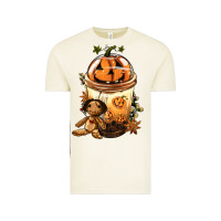 Vintage Arctic Halloween Jack O Lantern Bobba Cup Vintage Tee - FaDigitalArtStudio