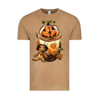 Vintage Camel Halloween Jack O Lantern Bobba Cup Vintage Tee - FaDigitalArtStudio