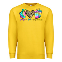 Lemon peace love loaded tea Premium Sweatshirt - JahusDesignShop